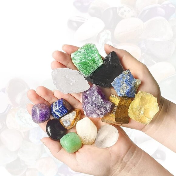 Moonstone Healing Crystal Stones, 1.25-2.0" Large Reiki Healing Gemstones Natura - Picture 6 of 7